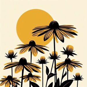 Black-Eyed Susans No. 1 Print